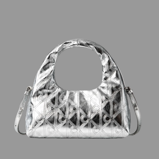 Puffer Emblem Logo Metallic Mini Bag