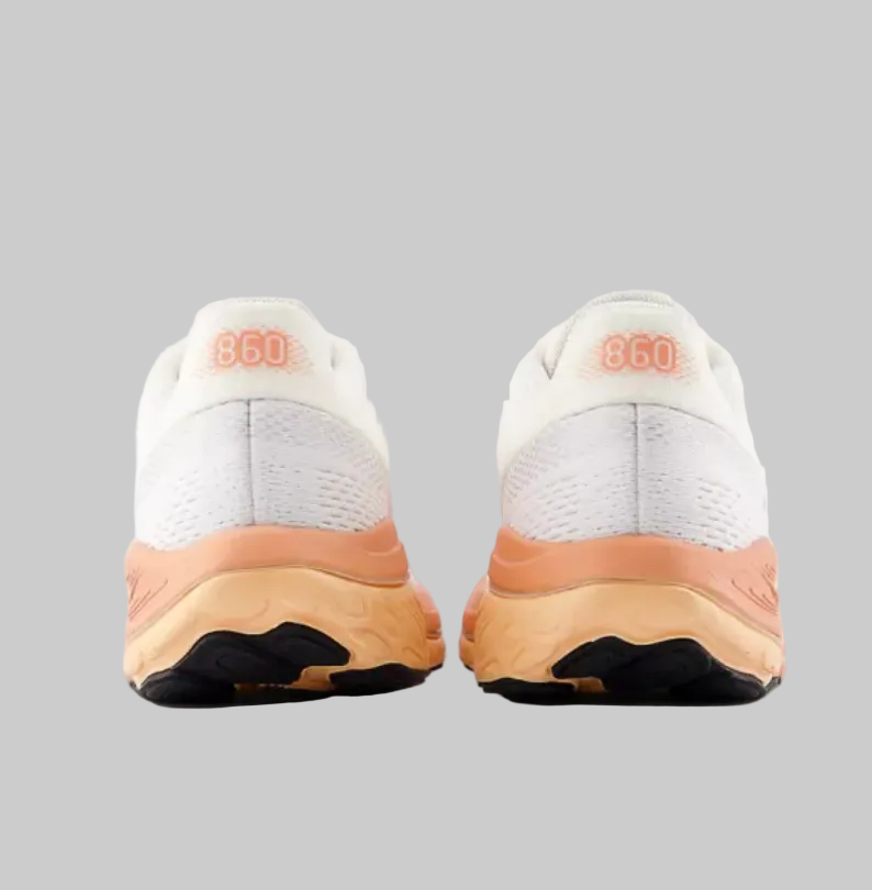 NEW BALANCE Fresh Foam X 860v14 Women's Jogging Shoes Wide Thus White Orange (W86014B)